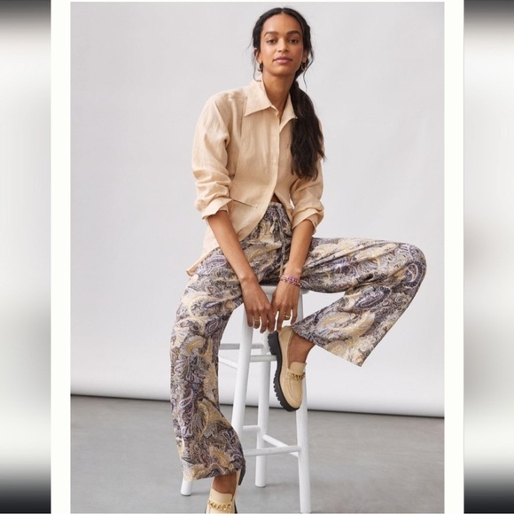 Sanctuary By Anthropologie Draped Abstract Pants - Picture 1 of 8